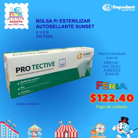 BOLSA P_ ESTERILIZAR AUTOSELLANTE SUNSET